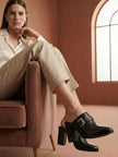 [AT DELHI] MICHAEL KORS Kara Mule Studded Faux Leather Clog Heel Shoe Size 11 image 0