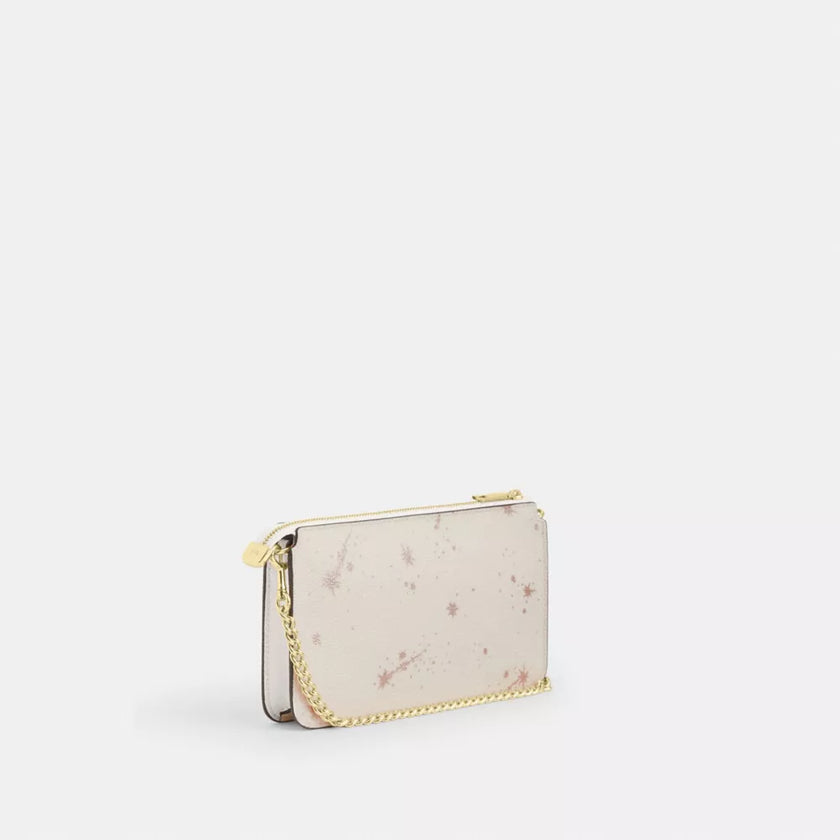 COACH Poppy Crossbody Bag With Star Print - Gold/Chalk Multi image 4