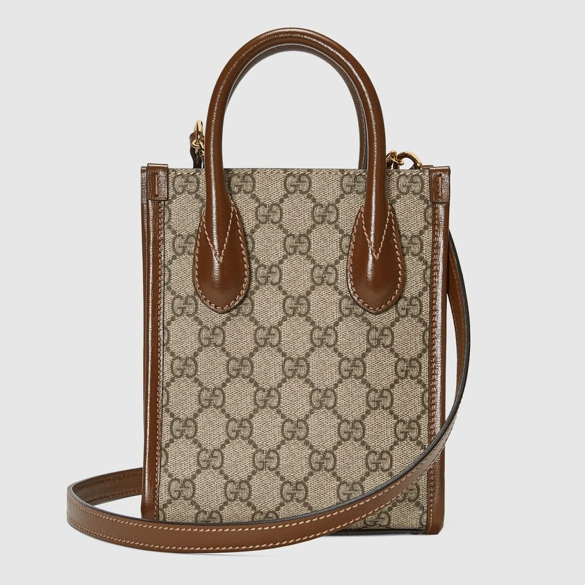 GUCCI Women's Mini Tote Bag with Interlocking GG image 3