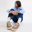 Coach High Line Sneaker In Signature Canvas - Brown Khaki image 2