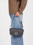 Guess Lumina Logo Shoulder Bag - Black image 1