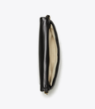 TORY BURCH Kira Chevron Clutch - Black image 0