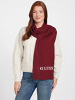 Guess Logo Hat And Scarf Gift Set - Red image 4
