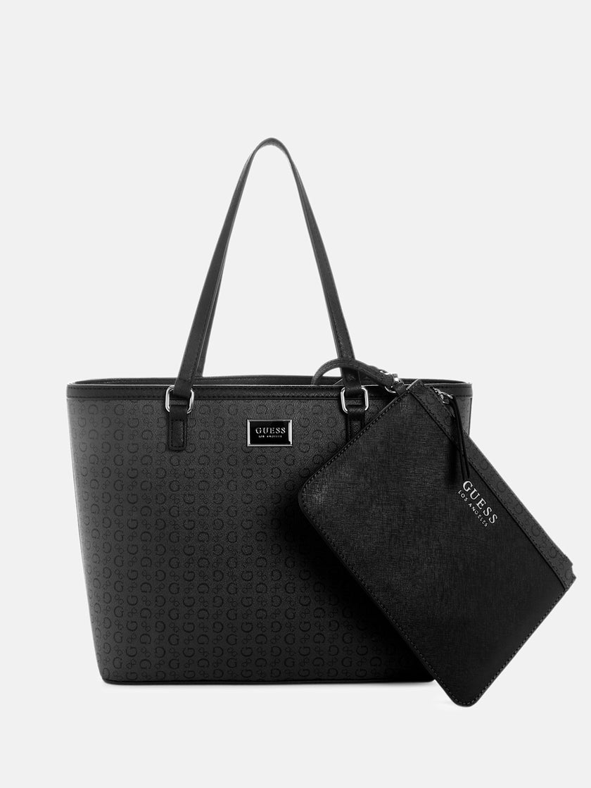 Guess Hilda Logo Tote - Black image 0