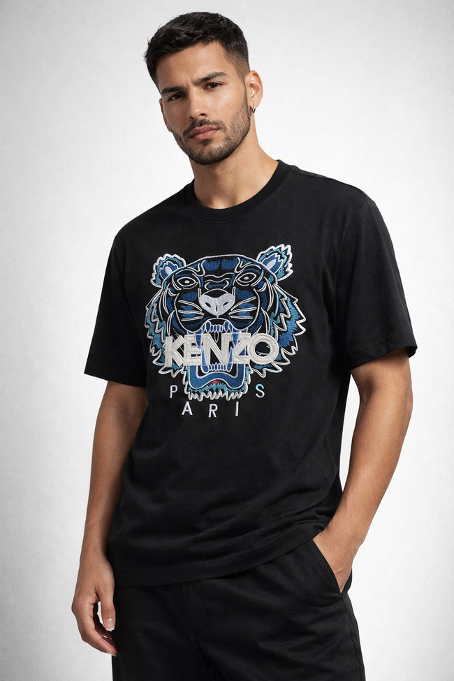 KENZO Kenzo Classic Tiger Print T-Shirt - Black/Blue (@Delhi Studio) image 0