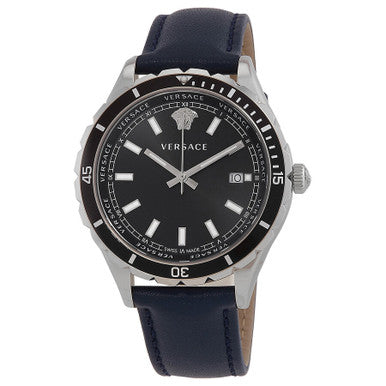 VERSACE Hellenyium Quartz Black Dial Men's Watch (Arriving In Delhi) image 0