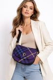 BURBERRY Medium Rocking Horse Woven Crossbody Bag - Purple/Multicolour (@Delhi Studio) image 0
