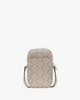 Kate Spade Spade Flower North South Phone Crossbody - Dark Beige Multi image