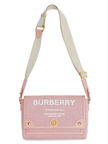 BURBERRY Medium Note Canvas Crossbody Bag - Bright Red image 2