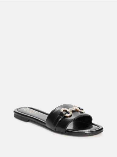 GUESS Lamera Logo Slide Sandals Size 7  (@Delhi Shoes) image 2