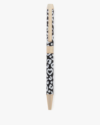 KATE SPADE Leopard Heart Ballpoint Pen image 0