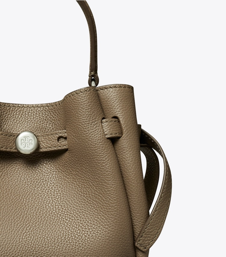 TORY BURCH Mini Romy Bucket Bag - Wild Mushroom image 2
