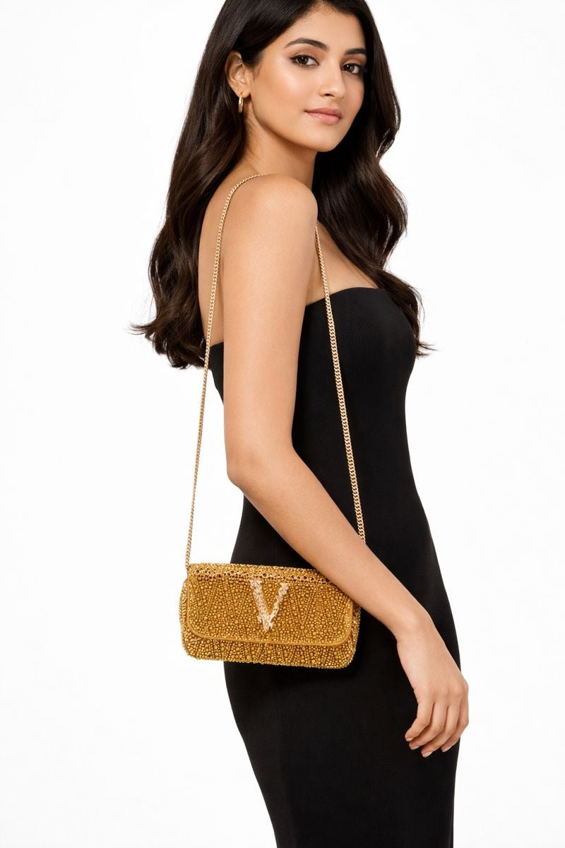 VERSACE Satin Clutch image 0