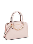 Guess Jeanine Faux-Pearl Charm Satchel - Pink image 1