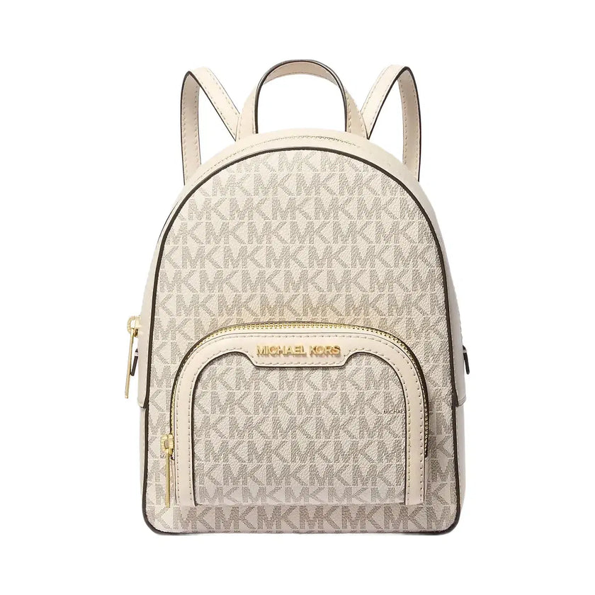 MICHAEL KORS  Jaycee Extra-Small Signature Logo Backpack -Lt Crm Multi image 0