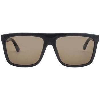 GUCCI  Brown Browline Men's Sunglasses image 1