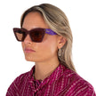 SALVATORE FERRAGAMO Salvatore Pink Cat Eye Ladies Sunglasses (Arriving In Delhi) image 1