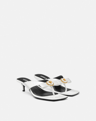 VERSACE Gianni Ribbon Patent Mules 45 mm image 3