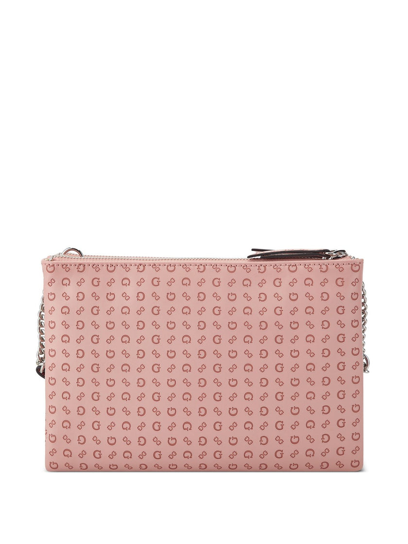 Guess Tidewood Logo Double Zip Mini Crossbody - Gold image 2