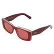 SALVATORE FERRAGAMO Salvatore Burgundy Rectangular Ladies Sunglasses (Arriving In Delhi) image 3