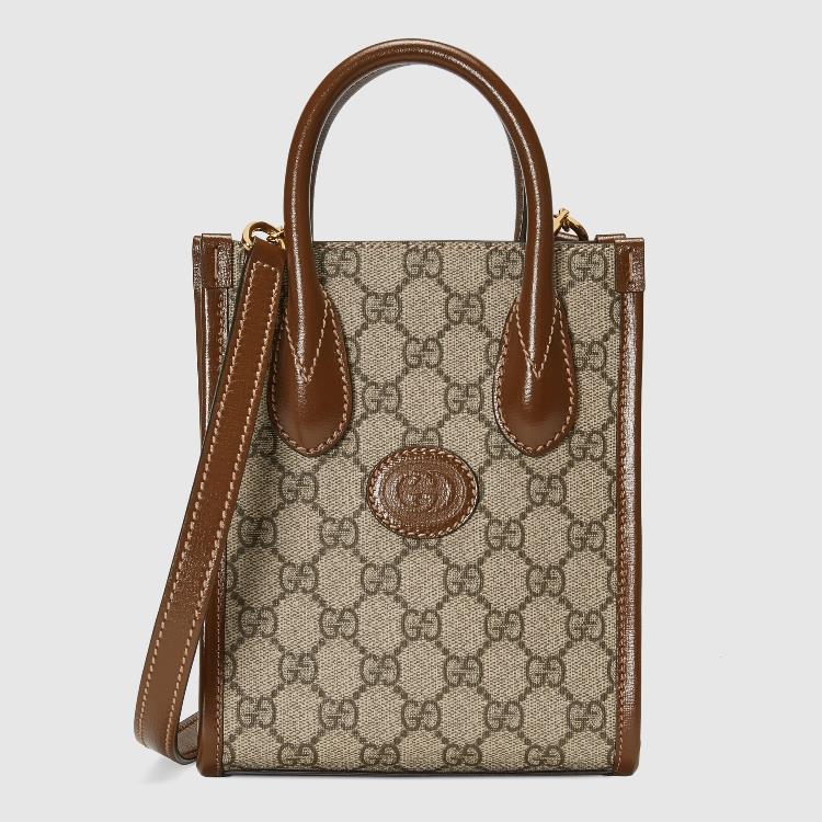 GUCCI Women's Mini Tote Bag with Interlocking GG image 5