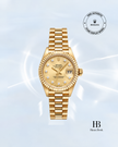 [Store Display] Rolex Datejust Champagne Diamond Presidential 26 mm