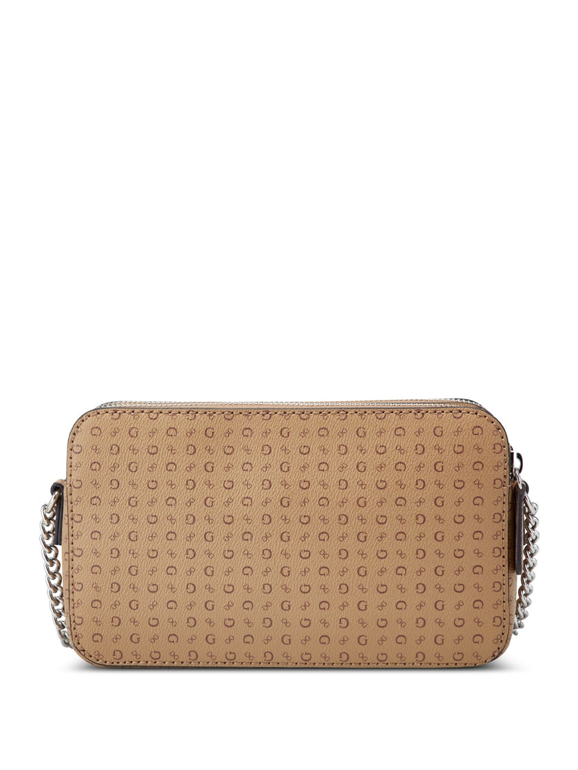 Guess Tidewood Mini Compartment Crossbody - Brown image 2