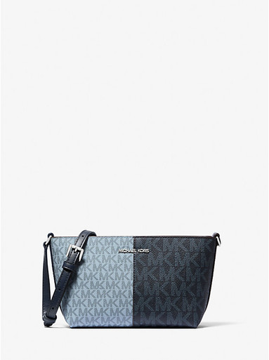 Michael Kors Jet Set Travel Small Two-Tone Logo Crossbody Bag - Navy Multi image 2