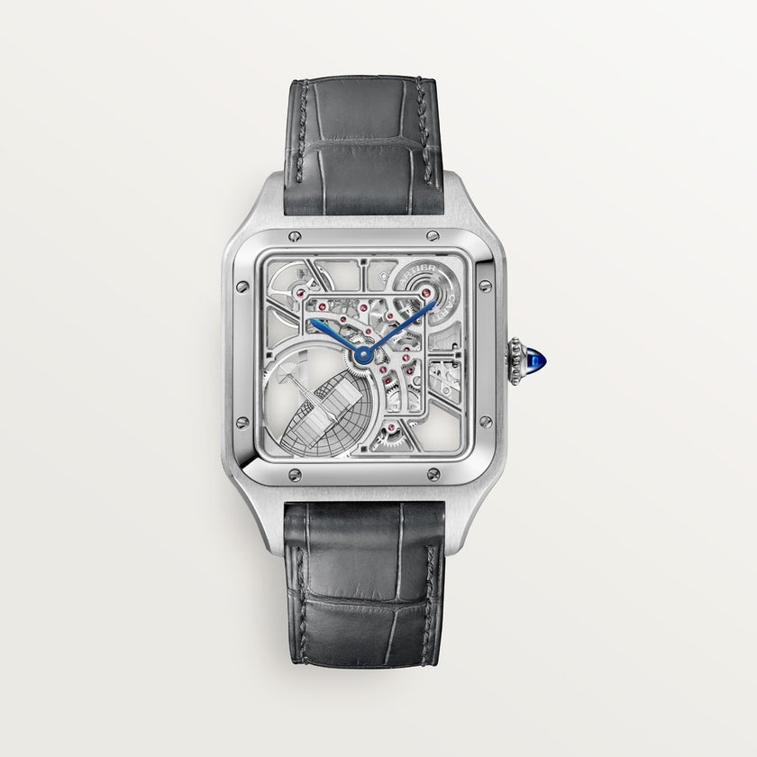 Brand New Santos-Dumont Skeleton Watch Equipped With A Micro-Rotor CRWHSA0032 at HauteBook.com. Best prices in US, EU, UK & India. Lifetime Authenticity Guarantee. All India Delivery. Trusted by India's Top 1%.