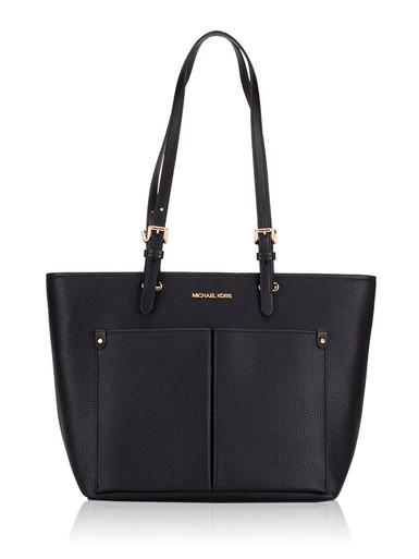 [AT DELHI] MICHAEL KORS  Jet Set Travel Medium Double Pocket Tote - Black image 1