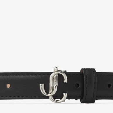 JIMMY CHOO Mini Helina Smooth Leather Belt image 2