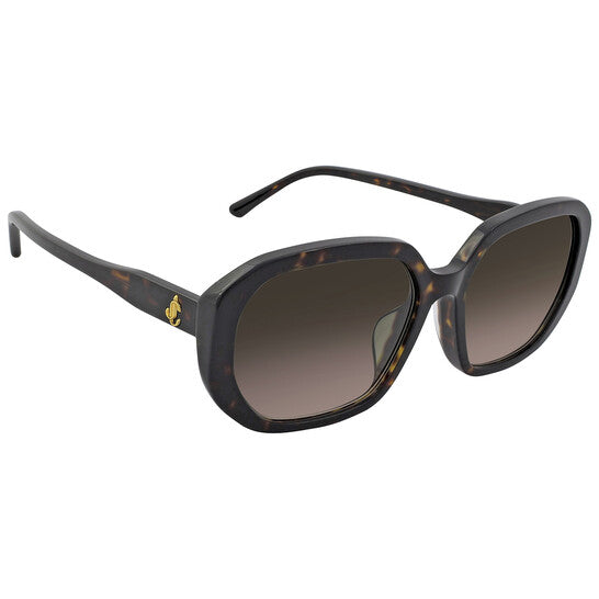 JIMMY CHOO Brown Gradient Square Ladies Sunglasses image 2