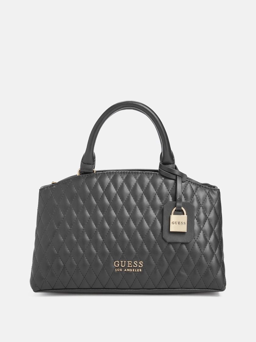 Guess Easley Small Satchel - Black image 0