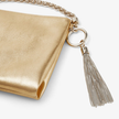 JIMMY CHOO Callie Metallic Leather Clutch Bag image 2