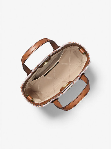 MICHAEL KORS Vincent extra small crossbody bag with jacquard logo and card holder image 0