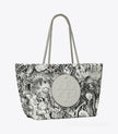 [AT DELHI] TORY BURCH Ella chain tote bag with alien print pattern image 0