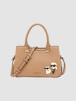 KARL LAGERFELD Meribel Crossbody With Pins Brown image 0