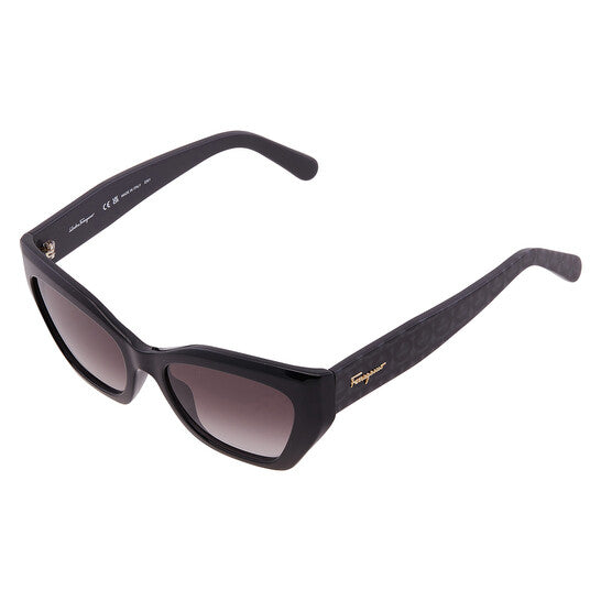 SALVATORE FERRAGAMO Grey Gradient Cat Eye Ladies Sunglasses SF1043S 001 54 image 2