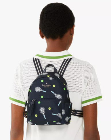 KATE SPADE  Chelsea Racquet And Ball Printed Mini Backpack image 2