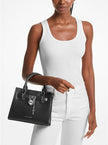 MICHAEL KORS Hamilton Small Leather Satchel - Black image 1