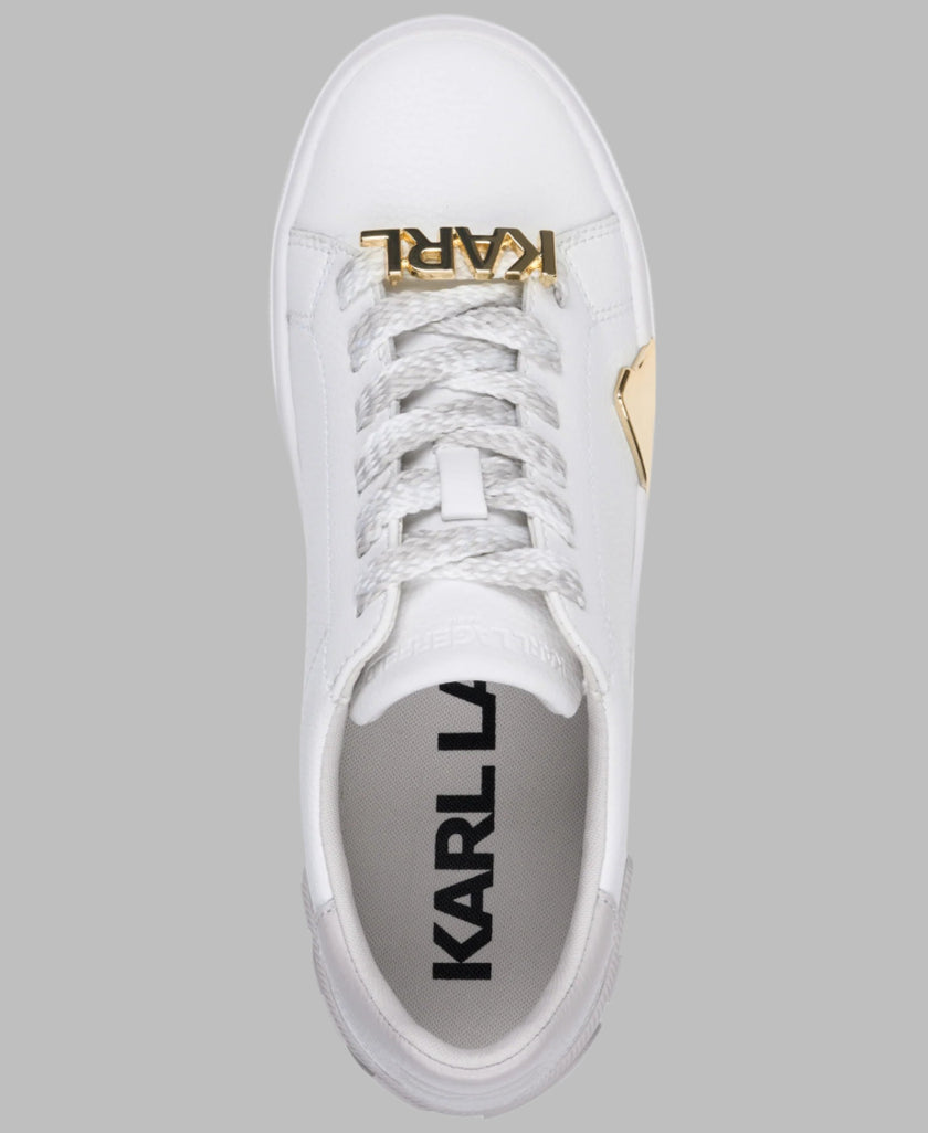[AT DELHI]  KARL LAGERFELD Melora Lace Up Sneaker - White image 2