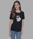 KARL LAGERFELD Choupette In Beret Tee - Black (Arriving In Delhi) image 0