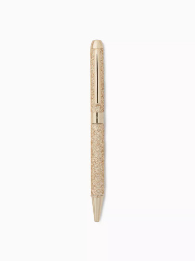KATE SPADE Rose Gold Glitter Ballpoint Pen image 0