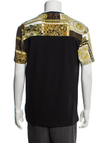 VERSACE Graphic Print Crew Neck T-Shirt  -Black image 1