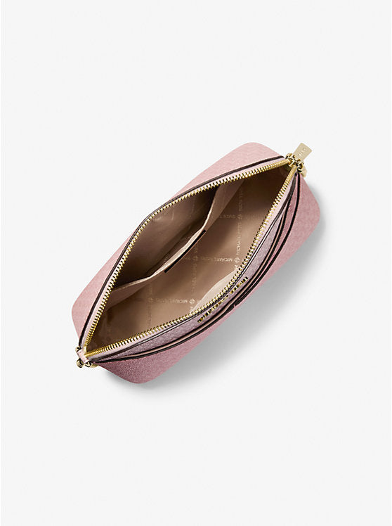 MICHAEL KORS  Jet Set Travel Medium Color-Block Signature Logo Crossbody Bag - Powder Blush image 2