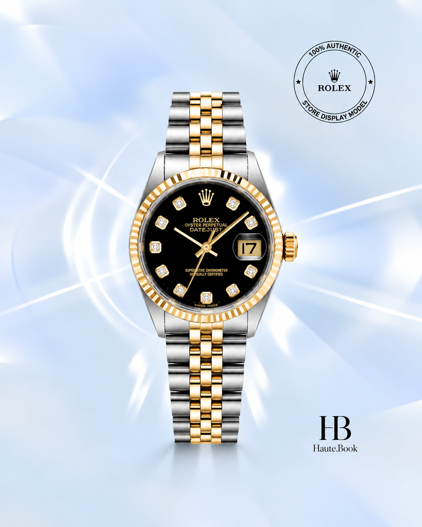 [Store Display]Rolex Datejust Black Diamond Dial Jubilee 36 mm
