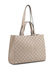 Guess Forber Perforated Logo Carryall - Beige image 1