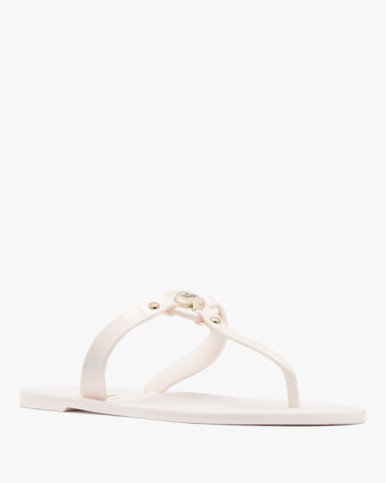KATE SPADE Kendall Jelly T-strap Sandal - Parchment image 1