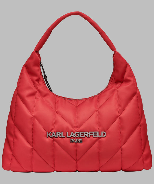 KARL LAGERFELD Voyage Med Tote Nylon - Crimson image 0
