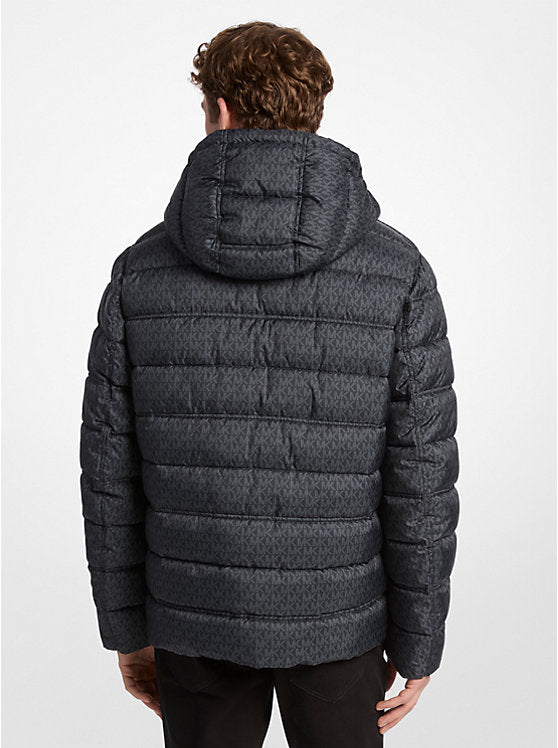 MICHAEL KORS Signature Logo Reversible Jacket - Black image 1